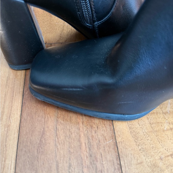 Over-the-Knee Black Block Heel Boots for Women - Picture 6 of 8